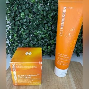NEW BUNDLE: Ole Henriksen Banana Bright Eye Cream + Truth Juice Cleanser